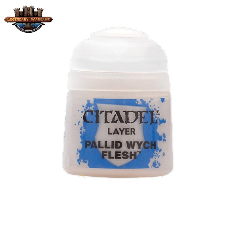 [P210พร้อมส่ง] Citadel : LAYER: PALLID WYCH FLESH (12ML) สีอะคริลิคสำหรับทาโมเดล