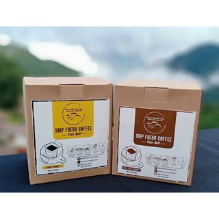 กาแฟสดดริปสำเร็จรูป (Drip Fresh Coffee) Phahee Mountain View Coffee กาแฟผาฮี้ พันธุ์อราบิก้า 100% แบบกล่อง!!!