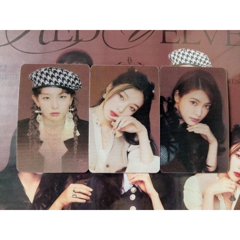 (KNPOPS) Photocard LENTICULAR RED VELVET BENEFIT SEULGI JOY YERI