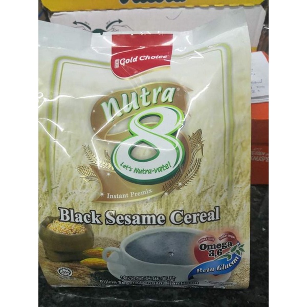 🚚พร้อมส่งข้าวโอ๊ตธัญญาพืชงาดำ Gold choice Nutra 8สินค้านำเข้า