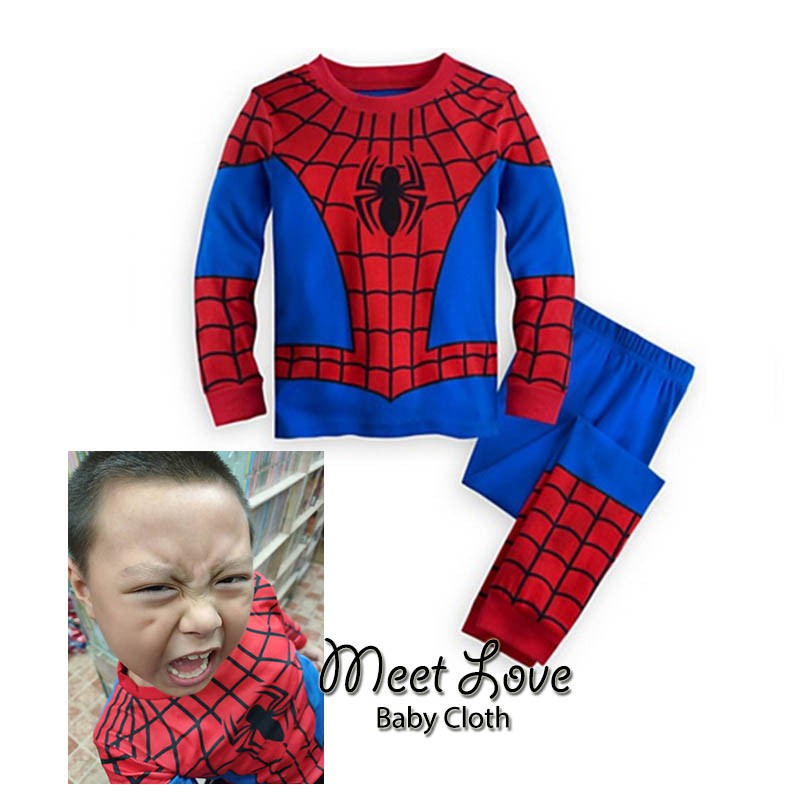 ชุดสไปเดอร์แมน Spiderman ชุดซุปเปอร์ฮีโร่ ชุดแฟนซีเด็ก สไปเดอร์แมน สินค้าพร้อมส่ง