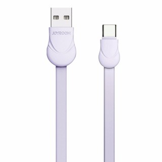 JOYROOMสายชาร์จ5V 2.4A Usb Type C Cable Fast Charging (สายแบน1เมตร)