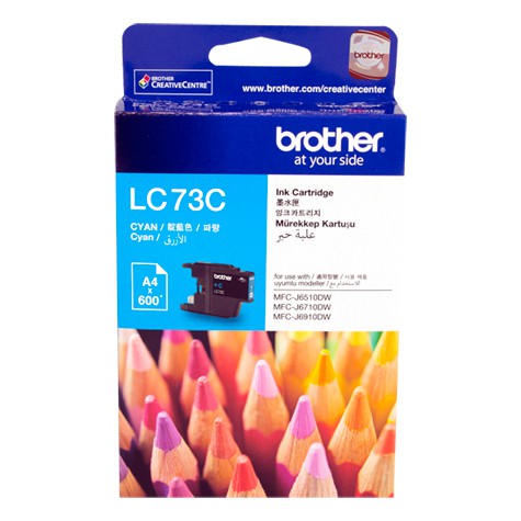 Brother LC-73 C,M อิงค์เจ็ท แท้ พร้อมกล่อง DCP-J525W DCP-J725dW DCP-J925dW MFC-J430dW MFCJ432DW MFC-J625DW
