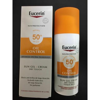 ยูเซอรีน Eucerin sun dry touch sebum control dp60+ 50 ml. สูตรคุมมัน ลดอุดตัน