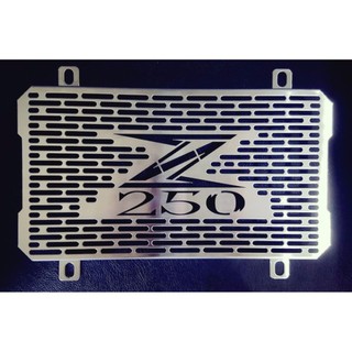 การ์ดหม้อน้ำ Kawasaki Z250Radiator guard (Silver)