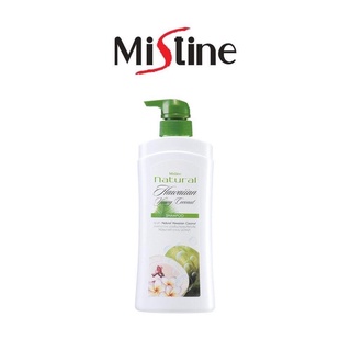 มิสทิน แชมพูน้ำมันมะพร้าว 400 มล. MISTINE NATURAL HAWAIIAN YOUNG COCONUT SHAMPOO 400 ML.  (ยาสระผม)