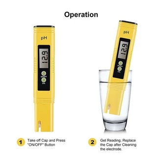 Kiprun ปากกาทดสอบค่า PH ดิจิทัล หน้าจอ LCD ความแม่นยํา 0.1 TDS EC สําหรับทดสอบอุณหภูมิน้ํา สระว่ายน้ํา ตู้ปลา