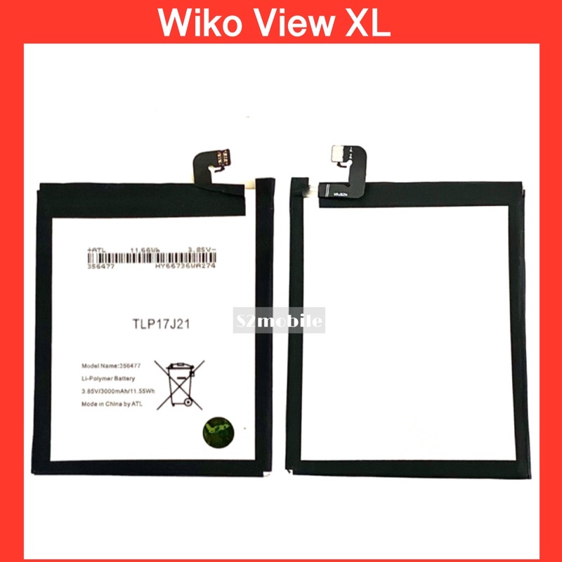 แบตเตอรี่ Wiko View XL | Model: 356477 | สินค้าคุณภาพดี
