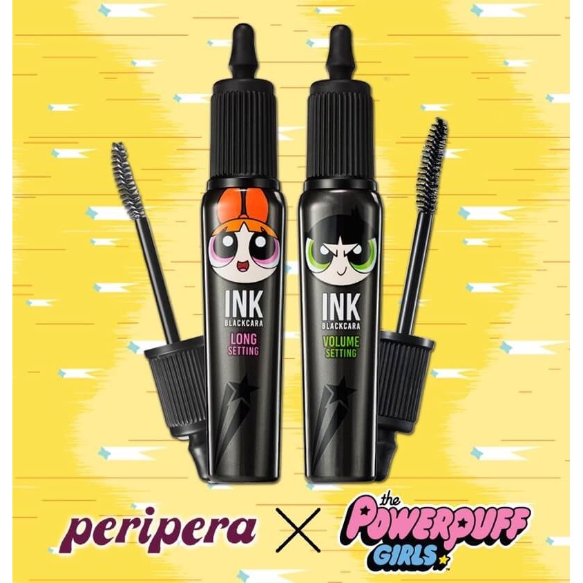 PERIPERA X POWER PUFF GIRLS INK BLACK MASCARA 30% SALE
