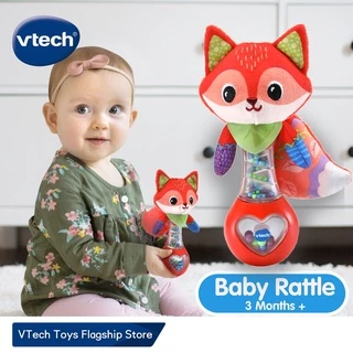 VTech Baby Rattle Shake & See Fox Rattle Infant Baby New Born Rattle Toys 3+ เดือน ของเล่นเขย่ามือ มีเสียงกรุ๊งกริ๊ง