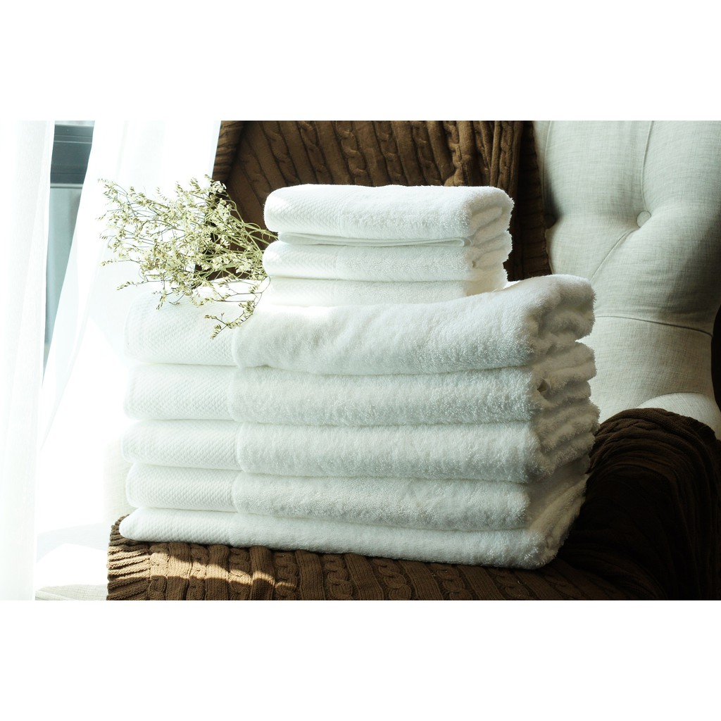 Luxez Luxury Hotel Towel Collection Tuala Mandi Hotel Tebal 100% Cotton 600g 800g