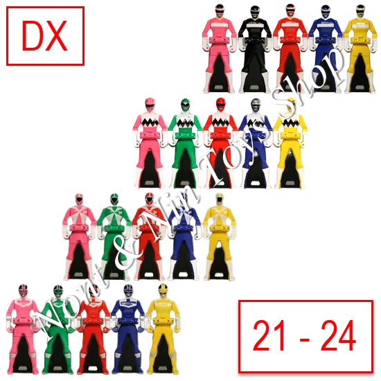 Gokaiger DX Ranger Key เรนเจอร์คีย์ ขบวนการโกไคเจอร์ ชุดที่ 6 เซนไตลำดับที่ 21-24 Megaranger,Gingaman,GoGo-V,Timeranger