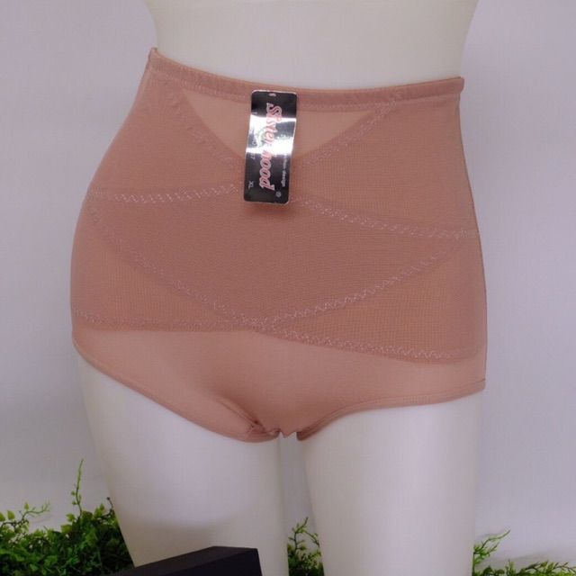 กางเกงในรัดพุง 667 เอวสูง ผ้าตาข่าย ระบายความร้อนได้ดี ไซส์ L XL XXL