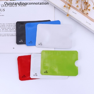 [Outstandingconnotation] ปลอกฟอยล์ป้องกันบัตรเครดิต RFID 10 ชิ้น