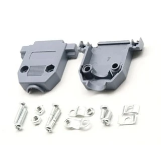 ชุดหัวประกอบ DB-9 DB9 ,DB15 ,DB25 Male Female Connector with socket D-Sub 9 pin PCB Connectorเปลือกโลหะ เปลือกเหล็ก VGA
