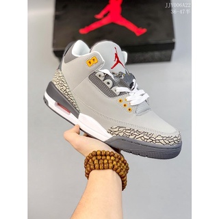 Nike Air JORDAN 3 ย้อนยุค แฟชั่น รองเท้าลำลอง รองเท้ากีฬา รองเท้าเทรนนิ่งน้ำหนักเบา รองเท้าวิ่ง 36-46