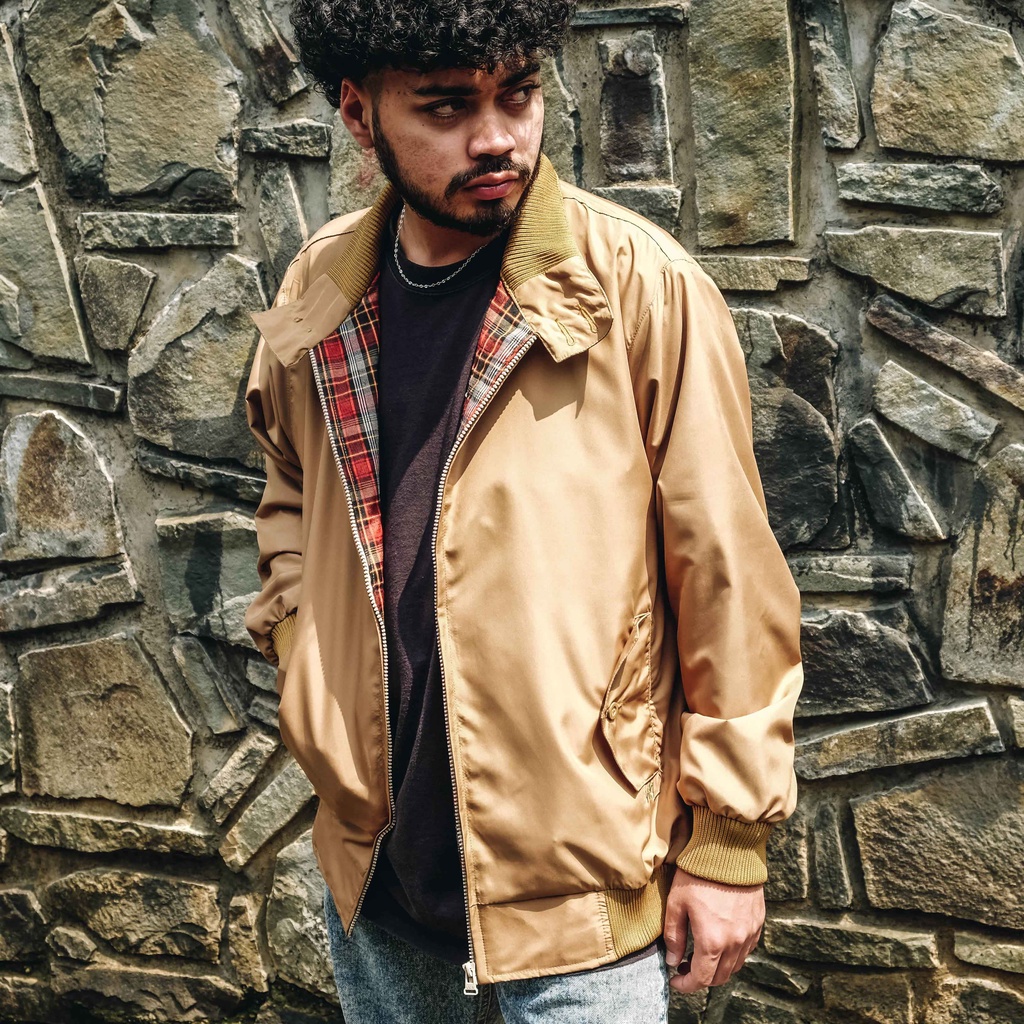 UNKL347 เสื้อแจ็คเก็ต Ringtone สําหรับผู้ชาย สีดํา Simple MACT Khaki