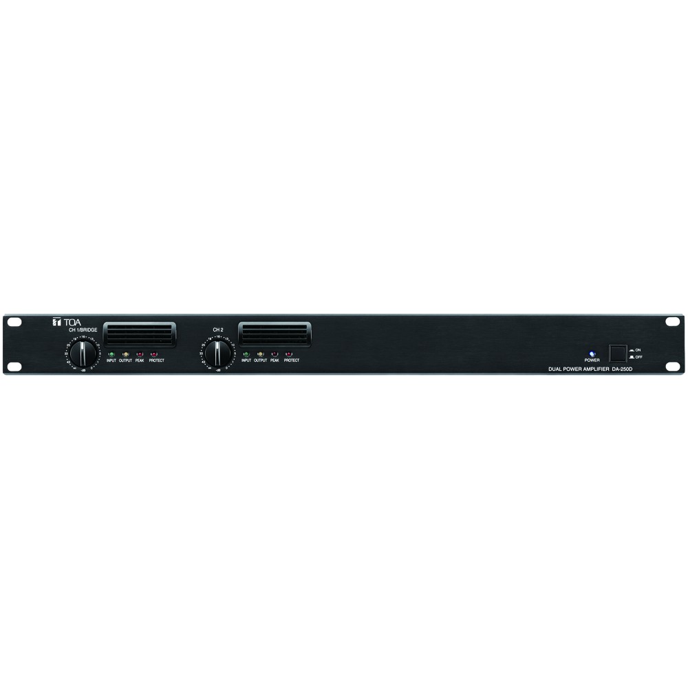 TOA DA-250D CE Dual-Channel Power Amplifier พาวเวอร์แอมป์ปลิไฟเออร์