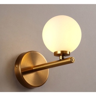 โคมไฟติดผนัง โคมไฟหัวเตียง โคมไฟสีทอง โคมไฟโมเดิร์น ไฟled wall lamp โคมไฟ โคมไฟห้องนอน