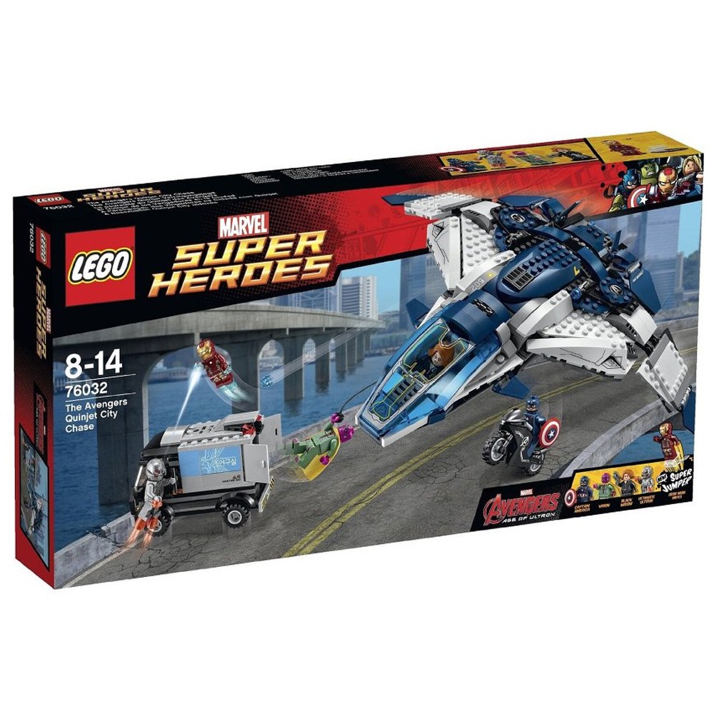 76032 : LEGO Marvel Super Heroes The Avengers Quinjet City Chase (กล่องมีตำหนิเล็กน้อย )