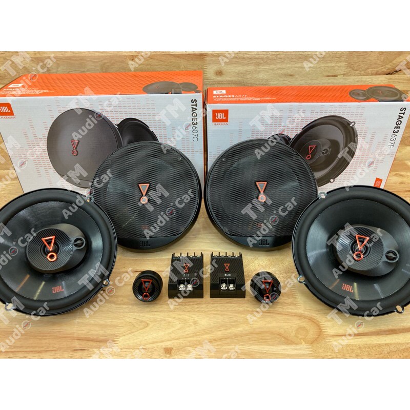 ชุดลำโพง 6.5” แยกชิ้น JBL STAGE3 607C + แกนร่วม JBL STAGE3 637F จำนวน 2คู่