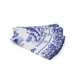 Spode - Pimpernel Blue Italian Set Of 4 Napkins ผ้าเช็ดปาก เซ็ต 4 ผืน