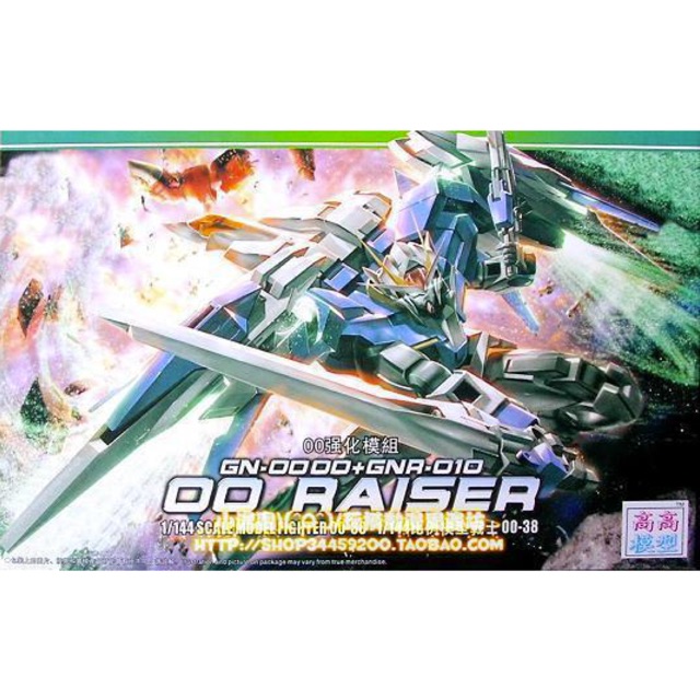 HG OO (38) 1/144 00 Raiser (00 Gundam + 0 Raiser) [TT]