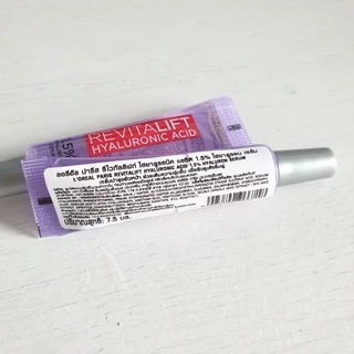L'OREAL PARIS REVITALIFT HYALURONIC ACID SERUM (หลอดม่วง)บำรุงผิวหน้าเพื่อผิวแลดูกระจ่างใส 7.5ml
