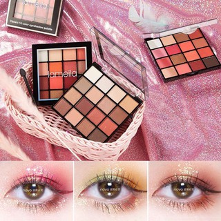 Eyeshadow Disc Powder Palette พาเลททาตา 16สีสีสวย