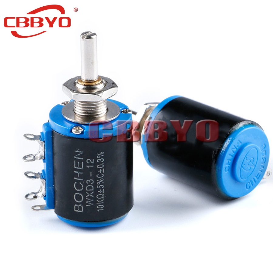 1K WXD3-12 1PCS WXD3 2K2 3K3 4K7 10K Ohm 100R 220R 470R 2.2K 3.3K 4.7K 1W Wirewound Potentiometer ยี