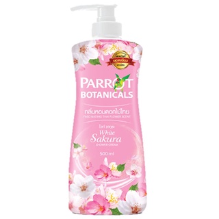 Free Delivery Parrot Botanical White Sakura Shower Cream 500ml. Cash on delivery