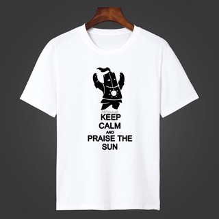 DRG ข้อเสนอพิเศษ❀℡ความหลากหลายของ Dark Souls Black Soul 3 Sun Sect Fire Animation Game เสื้อยืดแขนสั้นอุปกรณ์ต่อพ่วง Roo