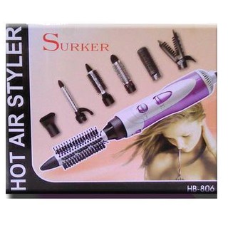 ชุดอุปกรณ์เป่าหนีบม้วนจัดแต่งทรงผม Surker HB-806