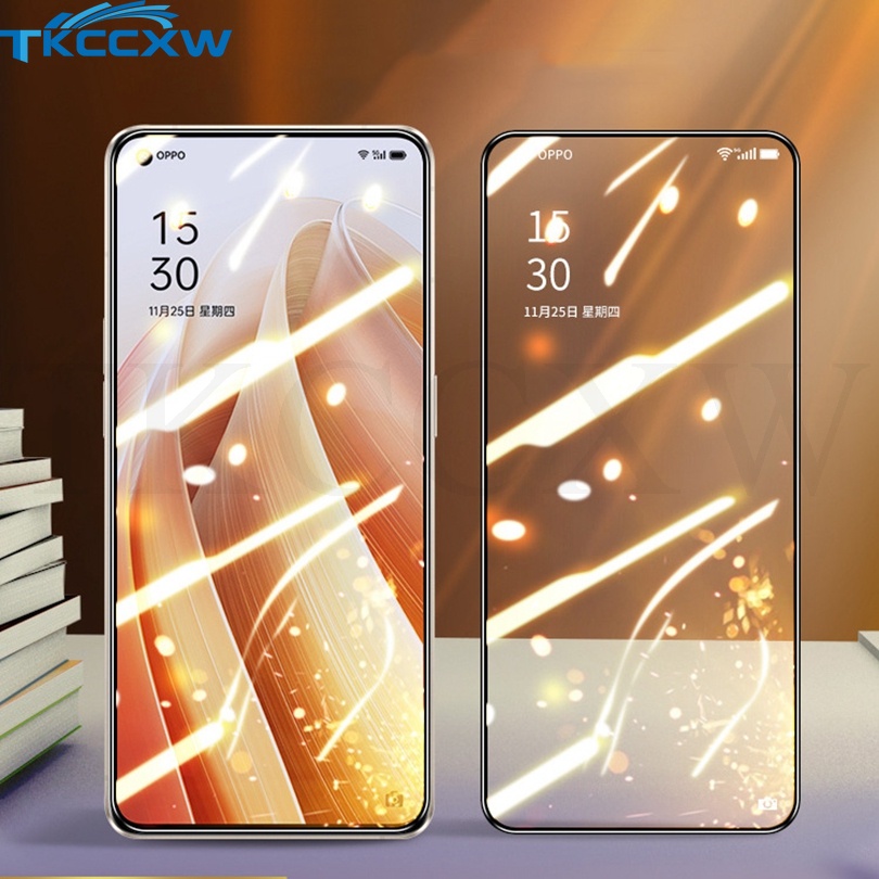 ฟิล์มกระจกนิรภัยกันรอยหน้าจอ แบบเต็มจอ สําหรับ OPPO F21 Pro Reno 5 6 7 Pro+ 7 SE 6Z 5Z 7Z 7 6 Lite 5
