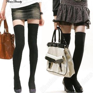 Hearsbeauty สีสันของผู้หญิงผ่านถุงน่องเข่าถุงน่องถุงน่อง Thigh-Highs