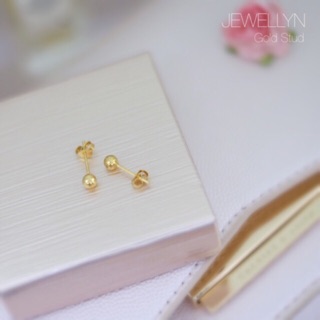 JEWELLYN Gold Stud Earrings