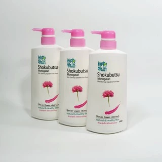 Shokubutsu Shower Cream 400ml , 500ml. ครีมอาบน้ำ สกัดจากพืชธรรมชาติ 99%