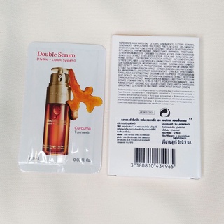 ฉลากไทย Clarins Double Serum Complete Age Control Concentrate 0.9 ml