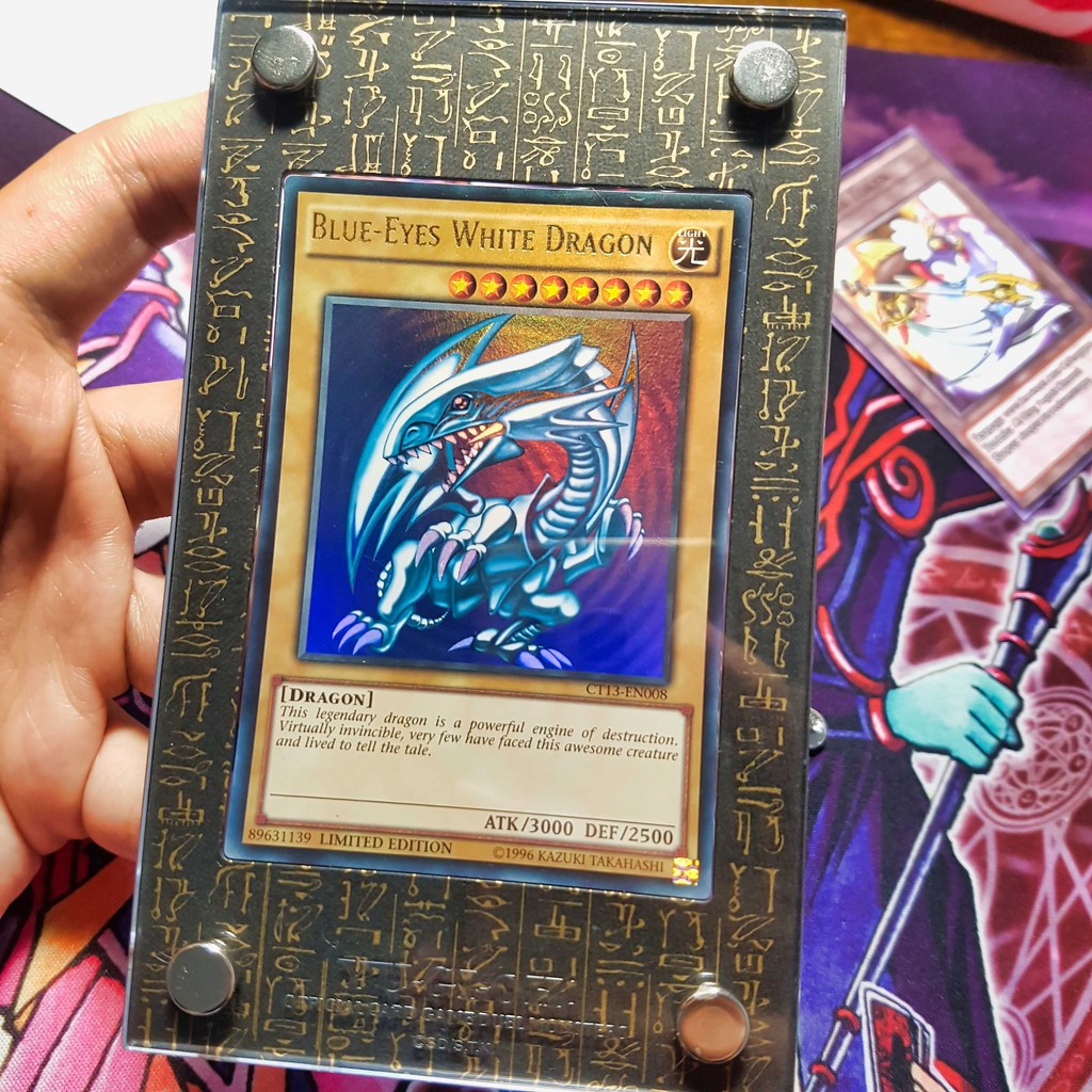 กรอบโชว์การ์ด KONAMI YUGIOH ของแท้ พร้อมขาตั้งแบบตายตัว