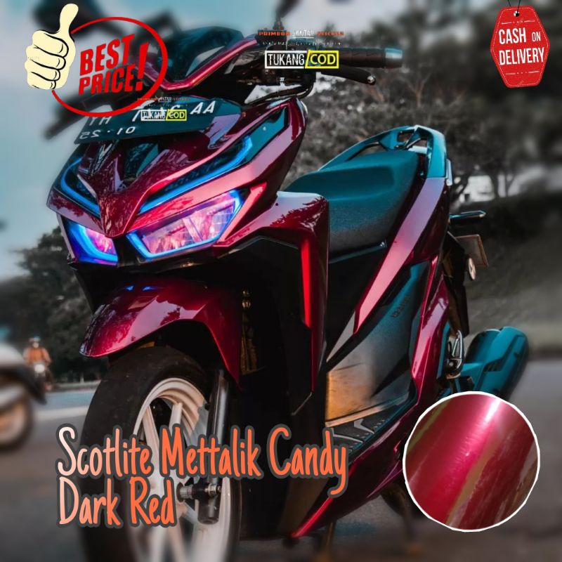 Merah Dark Red Metallic Photochromic สติกเกอร ์ Candy Photochromic Dark Red Candy Photochromic รถจักรยานยนต ์ Vario Dark Red Candy Antem รถจักรยานยนต ์ Photochromic รถจักรยานยนต ์ Nmax