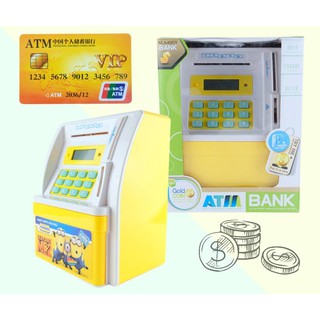 ATM BANK ตู้ออมสินเอทีเอ็ม ลายมินเนี่ยน