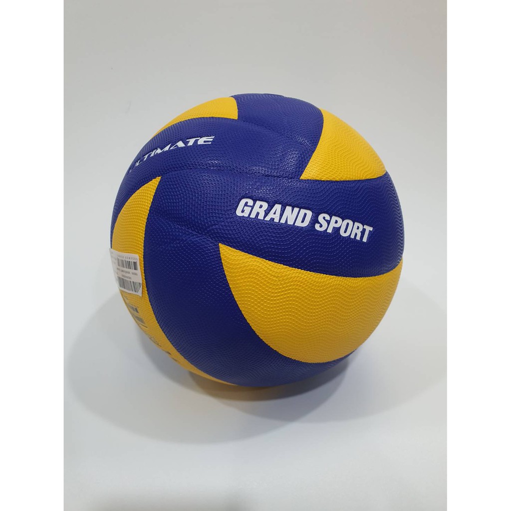 วอลเลย์บอล แกรนด์สปอร์ต รุ่น ULTIMATE 332066 หนังนิ่ม**แถมเข็ม+ตาข่ายใส่บอล**