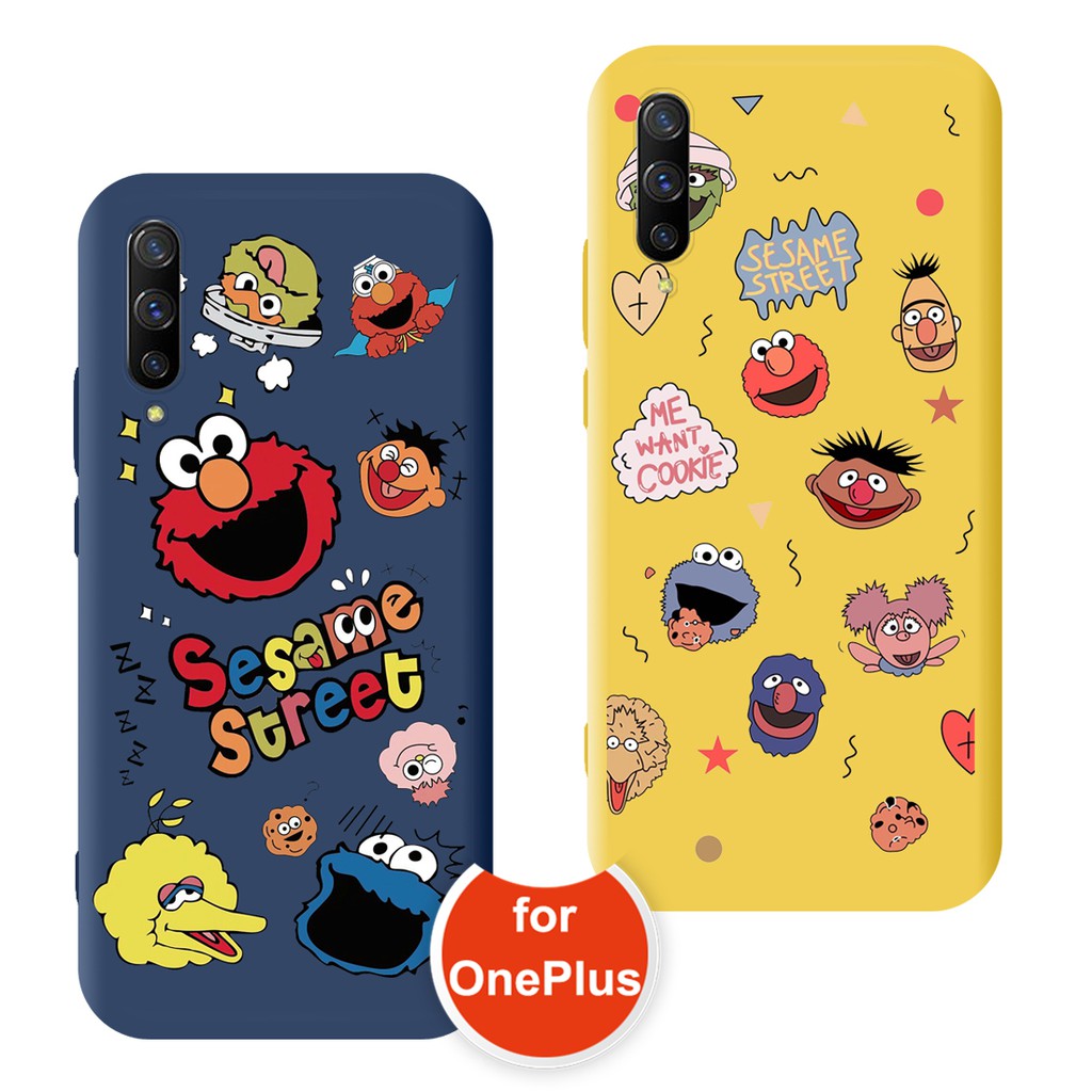 Sesame Street กรณี Soft TPU Case OnePlus 7T 8 Pro 7Pro One Plus 7 Pro 6 6T