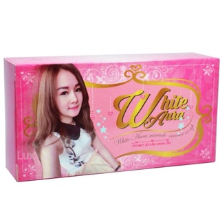 พร้อมส่ง สบู่ White aura สบู่ไวท์ออร่า เผยผิวใหม่ให้ขาว เนียน ใส
