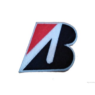 BRIDGESTONE LOGO ป้ายติดเสื้อแจ็คเก็ต อาร์ม ป้าย ตัวรีดติดเสื้อ อาร์มรีด อาร์มปัก Badge Embroidered Sew Iron On Patches