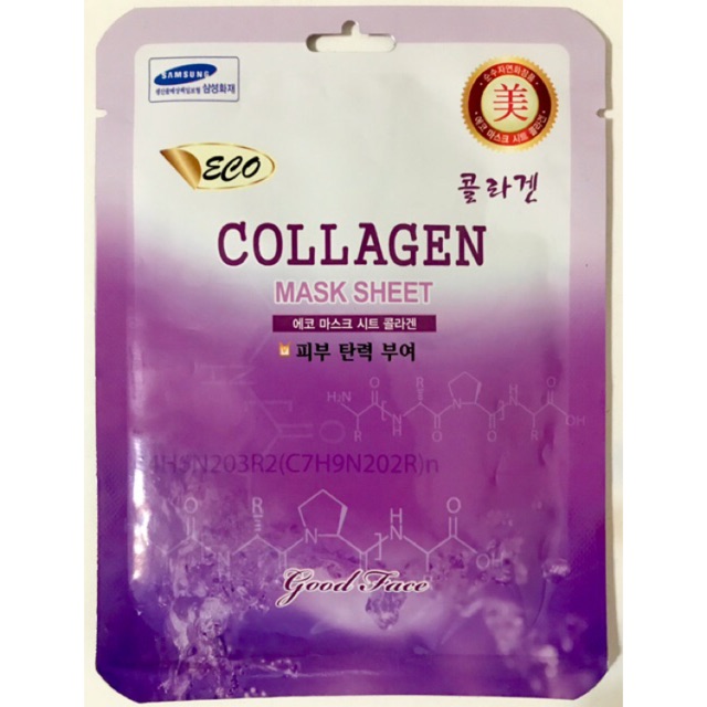 Good face Collagen eco mask sheet คอลลาเจน มาร์ก