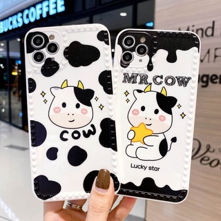 🔥 เคสซิลิโคน MR Cow I11 12 13 Pro Max XR X XS Max 6 6s 7 8 Plus พลัส SE 2020 Case 12 13 Mini 12 Pro 13 Pro