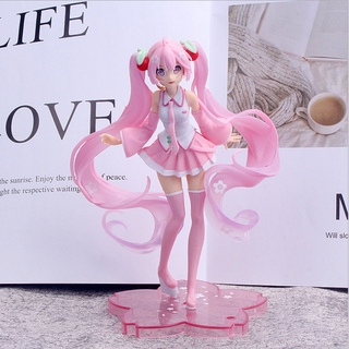 ฟิกเกอร์ Hatsune Miku Sakura ขนาด 14 . 5 ซม . สําหรับตกแต่งเค้ก