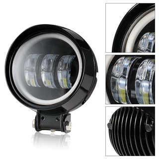 Motorcycle LED Fog Light Headlight Auxiliary Lamp Additional Light for Honda Yamaha Ducati Benelli Aprilia Cafe Racer Tr