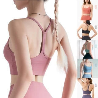 ✨เพิ่มสีพาสเทลใหม่✨YOGA-617 (WX1219) เสื้อบราโยคะ สปอร์ตบราฟิตเนส ออกกำลังกาย Sport Bra เว้าหลังรูปตัว Y ทรงสวยใส่สบาย